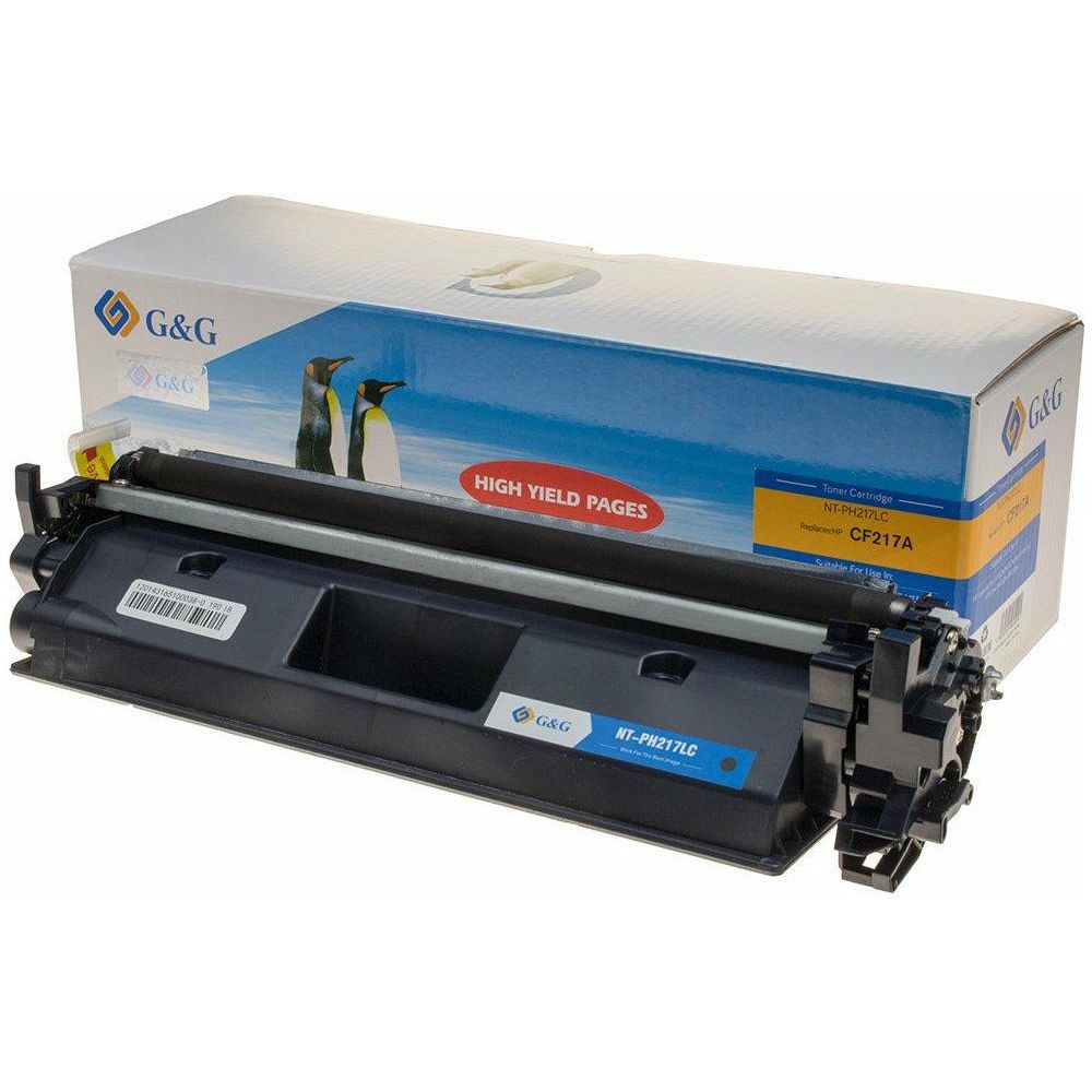 G&G Ninestar XXXL (6000 síður) samheitahylki: HP 17A / CF217A Svart