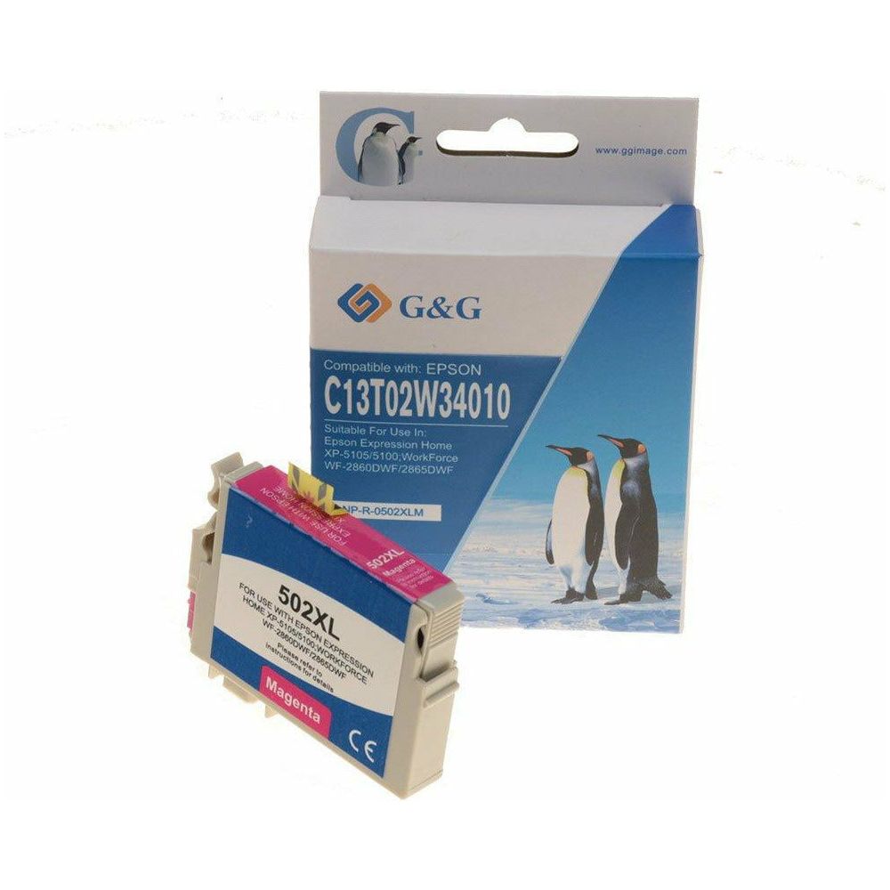 G&G Ninestar samheitahylki: Epson 502XL Rautt