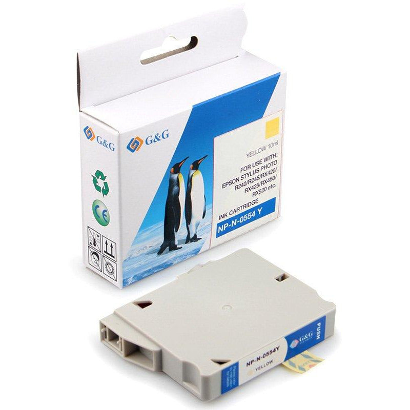 G&G Ninestar samheitahylki:  Epson T0554 Gult