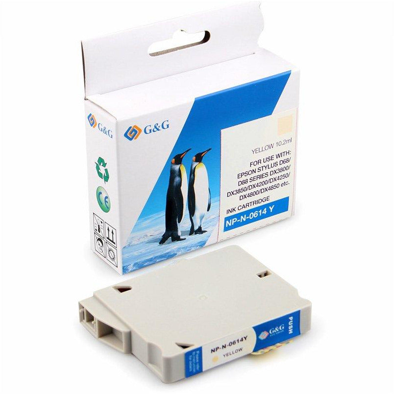 G&G Ninestar samheitahylki: Epson T0614 Gult