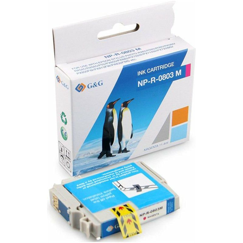 G&G Ninestar samheitahylki: Epson T0803 Rautt
