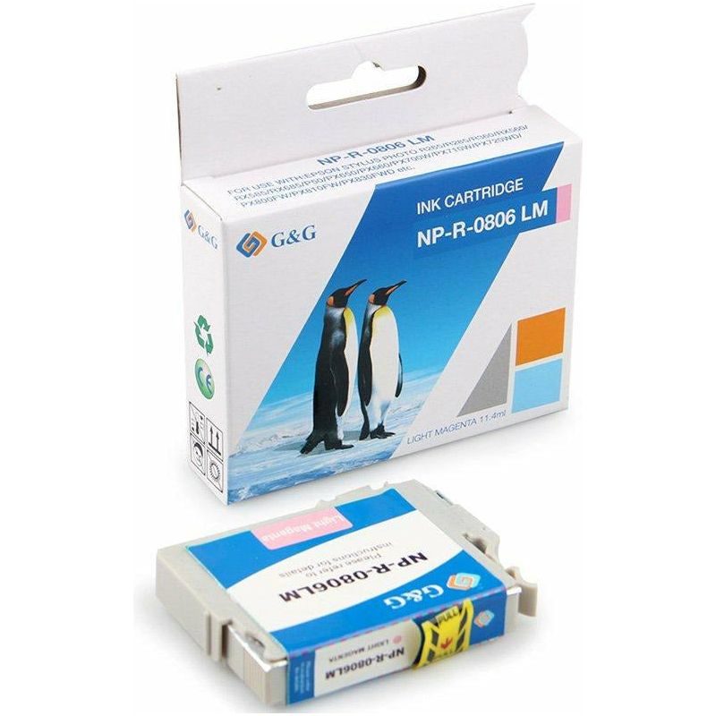 G&G Ninestar samheitahylki: Epson T0806 ljósrautt