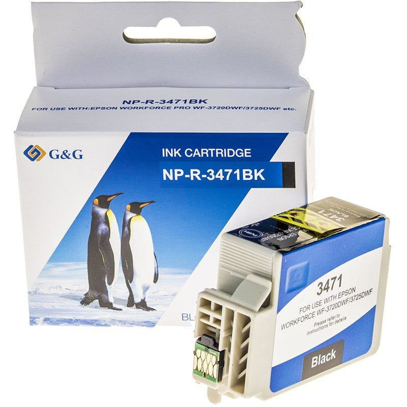 G&G Ninestar samheitahylki: Epson 34XL Svart
