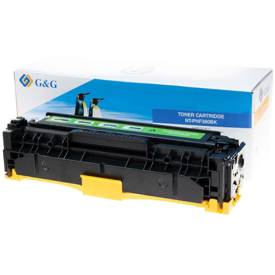 G&G Ninestar samheitahylki: HP 312A/ CF380A Svart