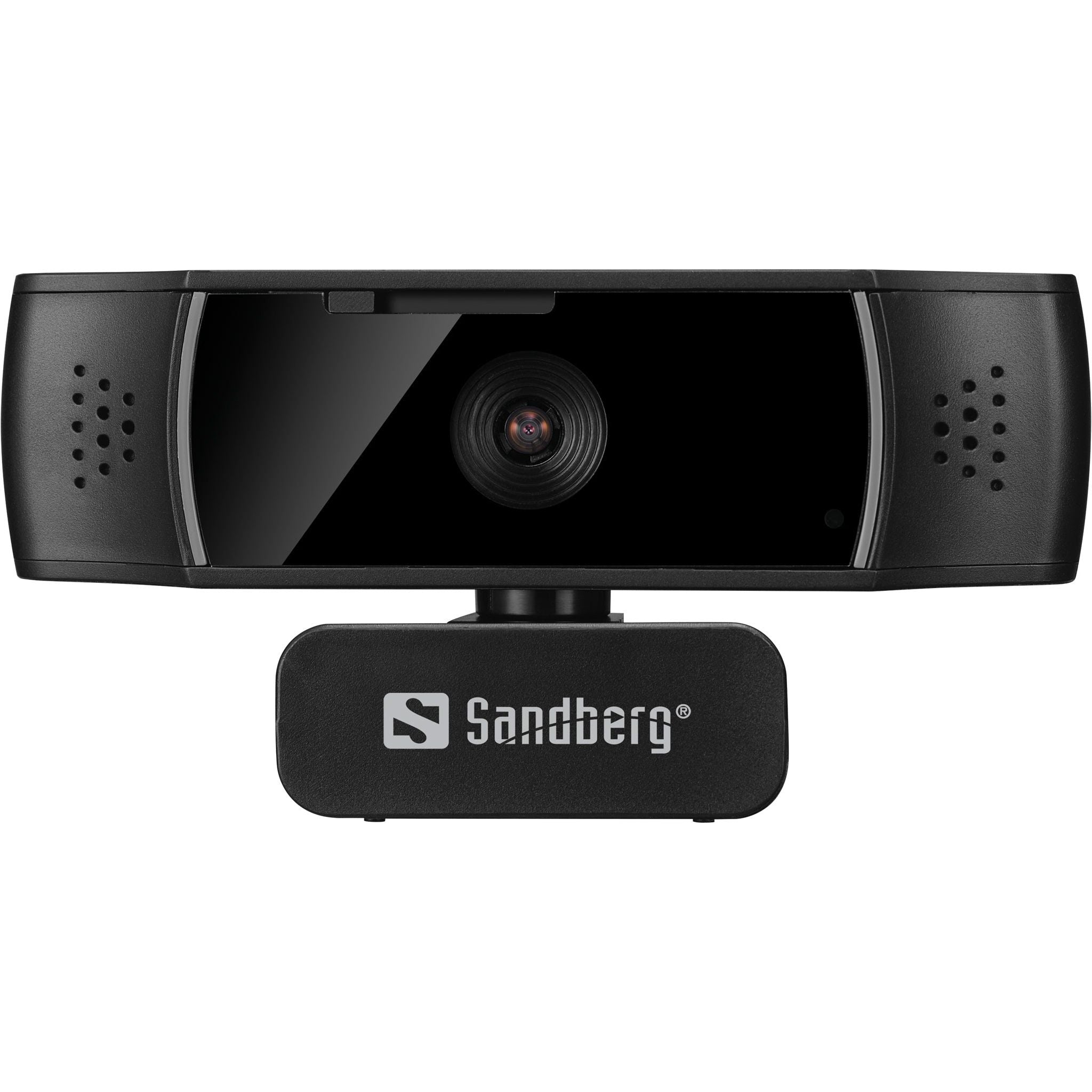 Sandberg USB vefmyndavél Autofocus DualMic, Black