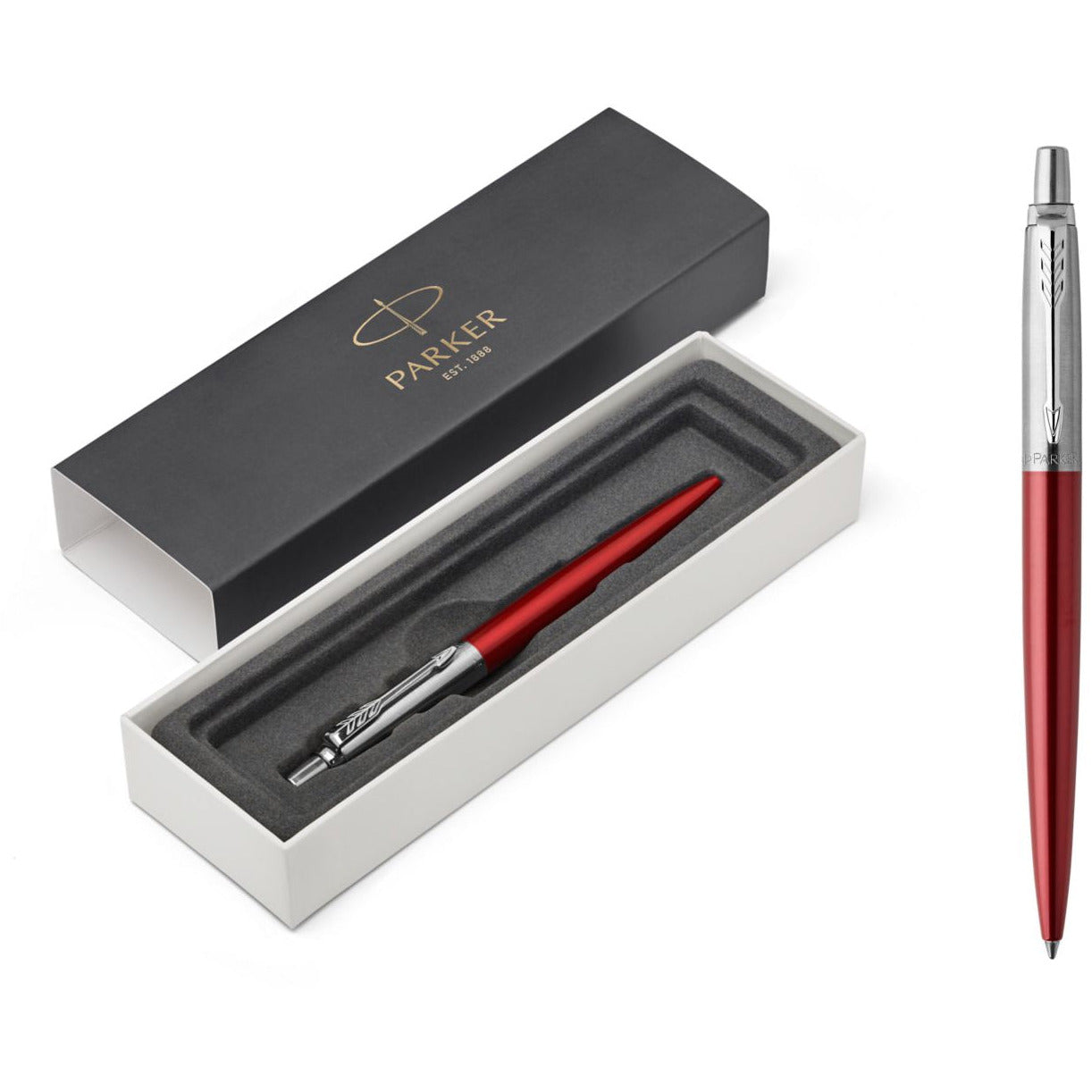 Parker Jotter rauður í gjafaöskju