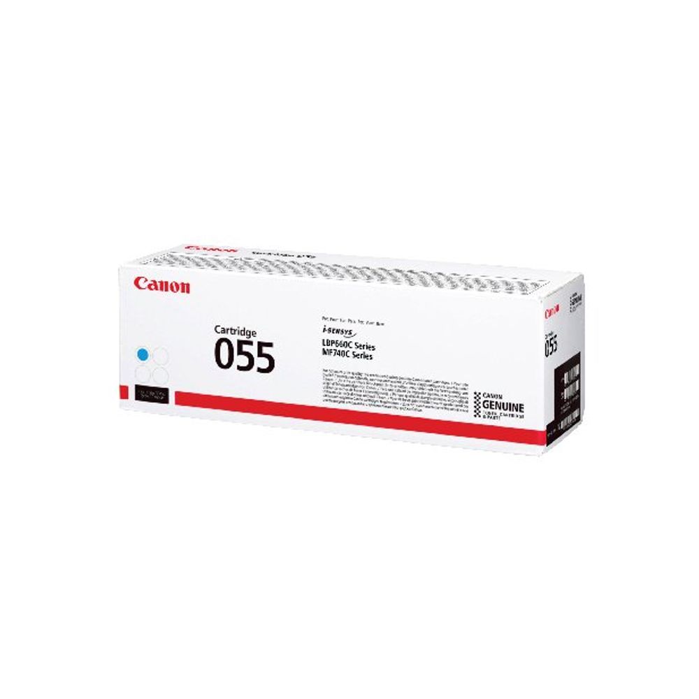Canon Toner 055C Cyan 2100 bls.