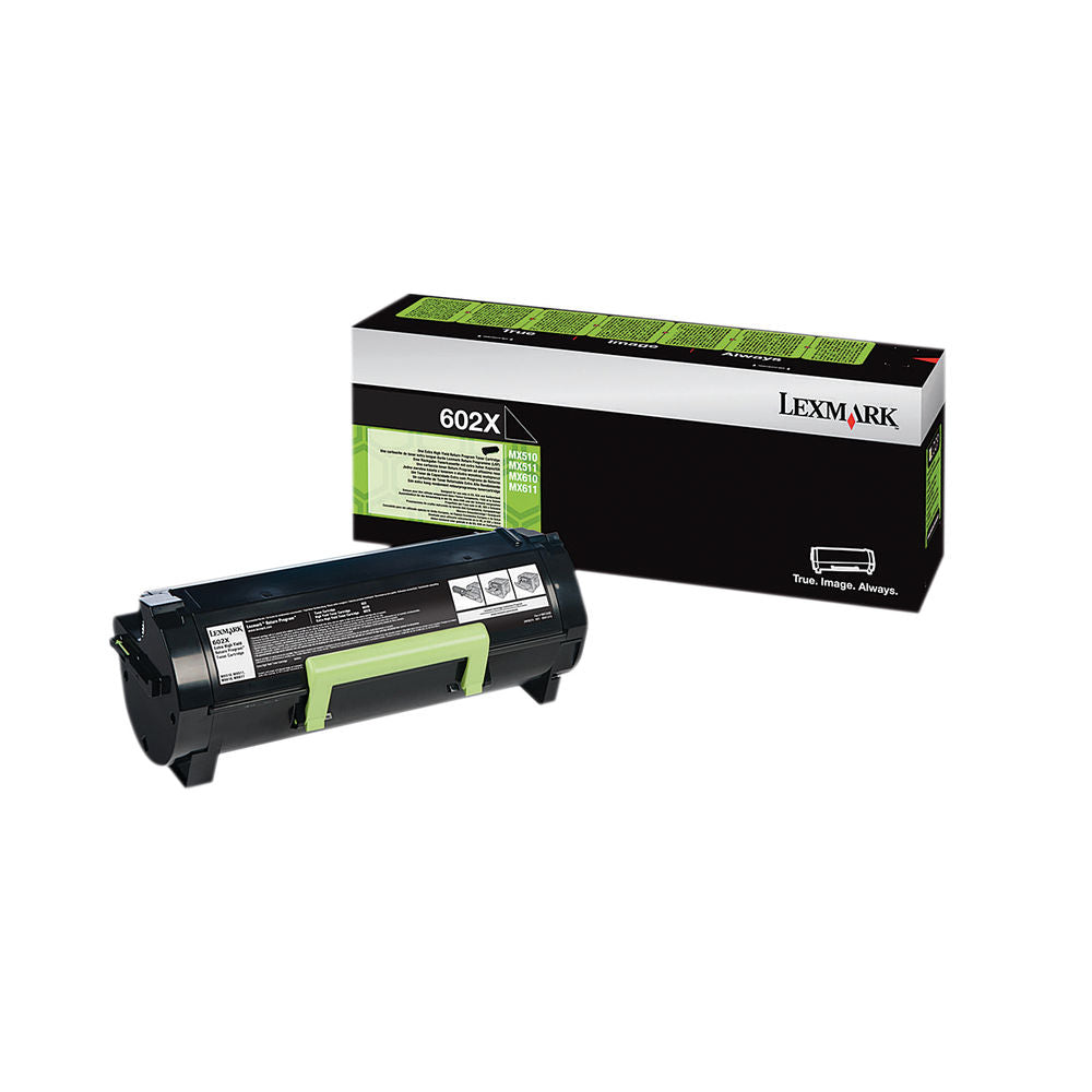 Lexmark toner 602X svart 20.000 blaðsíður