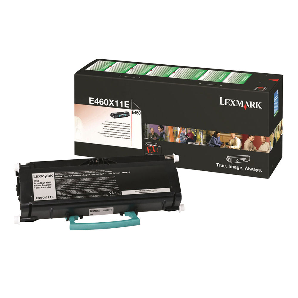 Lexmark E460X11E Return Programme (Prentar: 15,000 síður) Extra XL Return Programme svart dufthylki