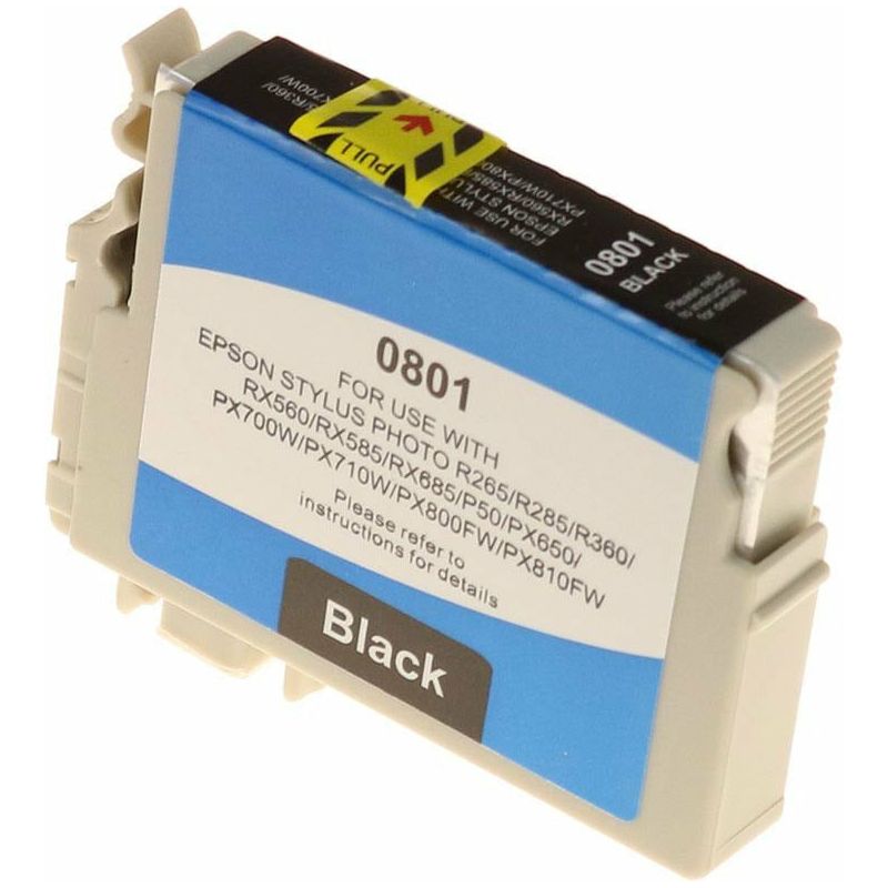 G&G Ninestar samheitahylki: Epson T0801 Svart