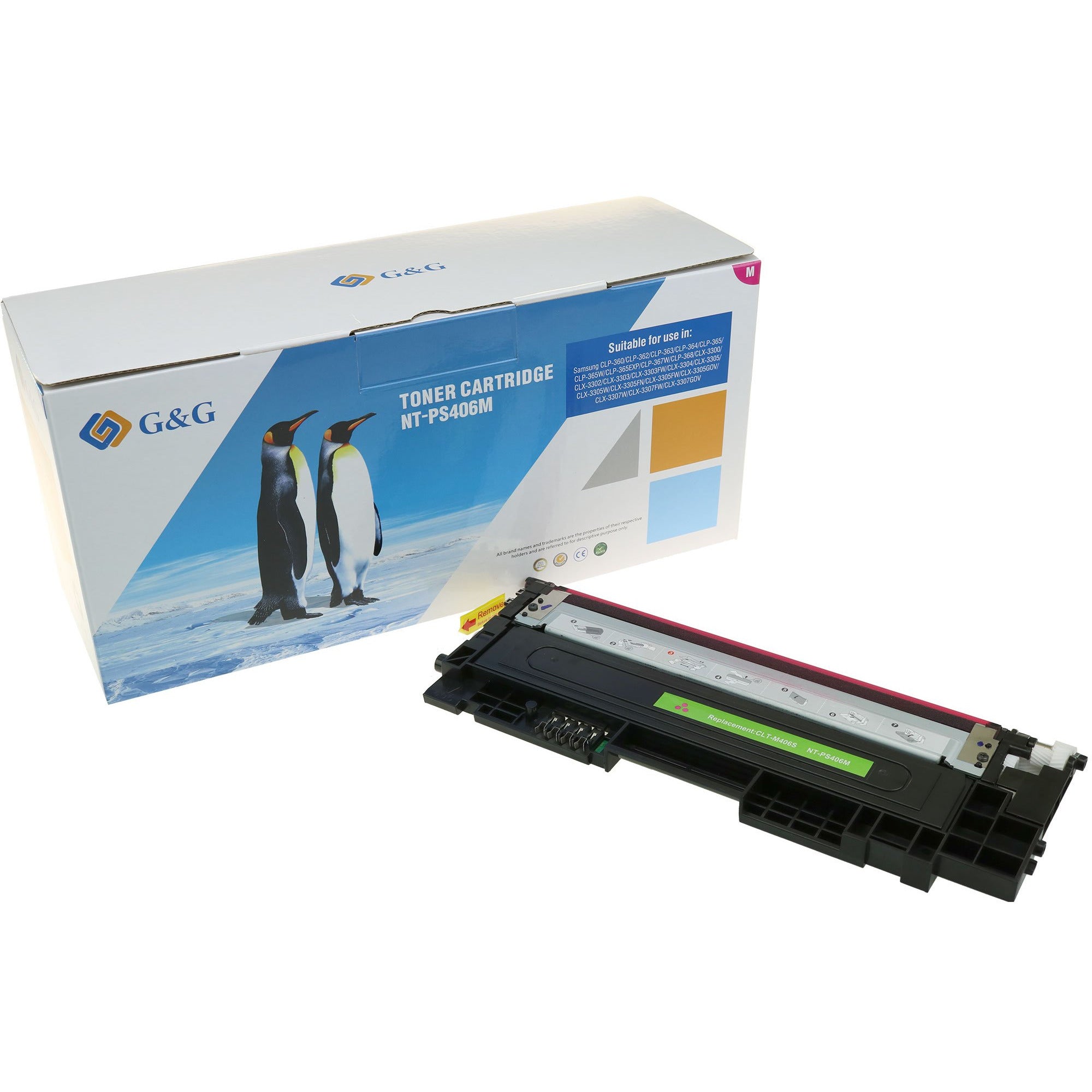 G&G Ninestar samheitahylki: Samsung M406/ CLT-M406S/ELS / HP SU252A Rautt