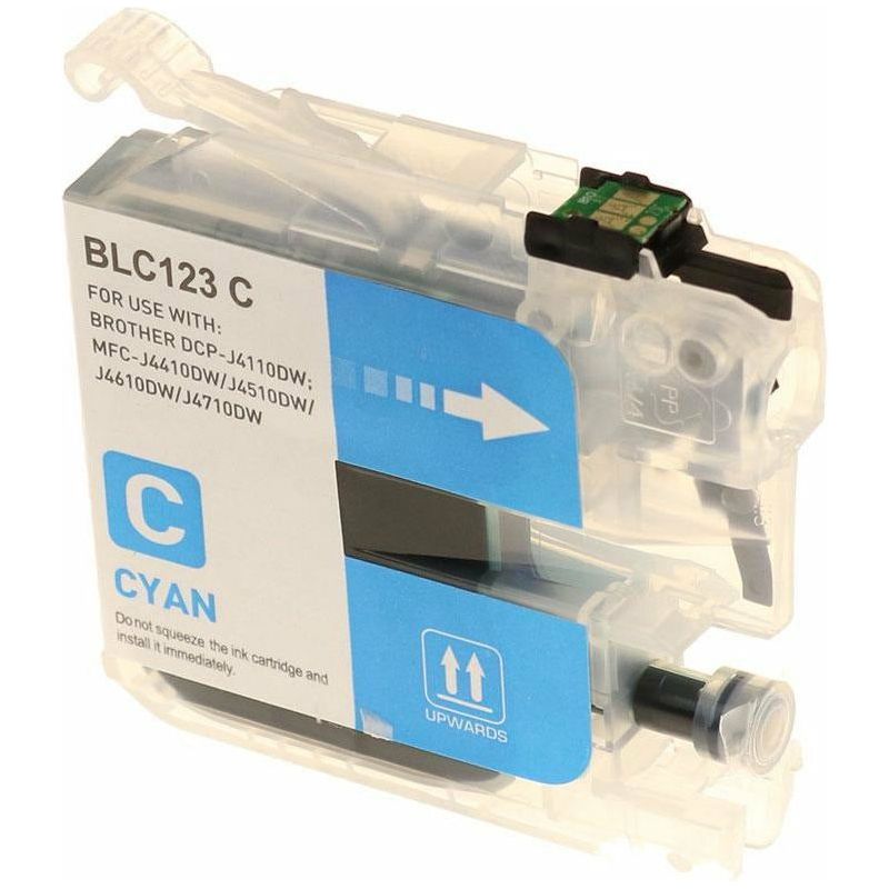 G&G Ninestar samheitahylki: Brother LC-123C Blátt