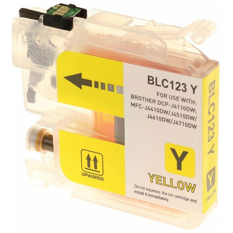 G&G Ninestar samheitahylki: Brother LC-123Y Gult