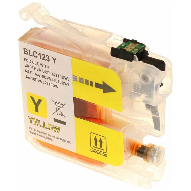 G&G Ninestar samheitahylki: Brother LC-123Y Gult