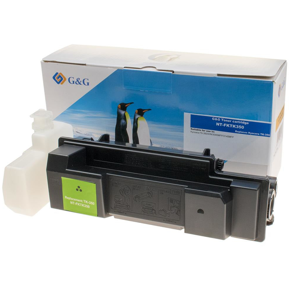 G&G Ninestar samheitahylki: Kyocera TK-350/ 1T02LX0NLC Svart