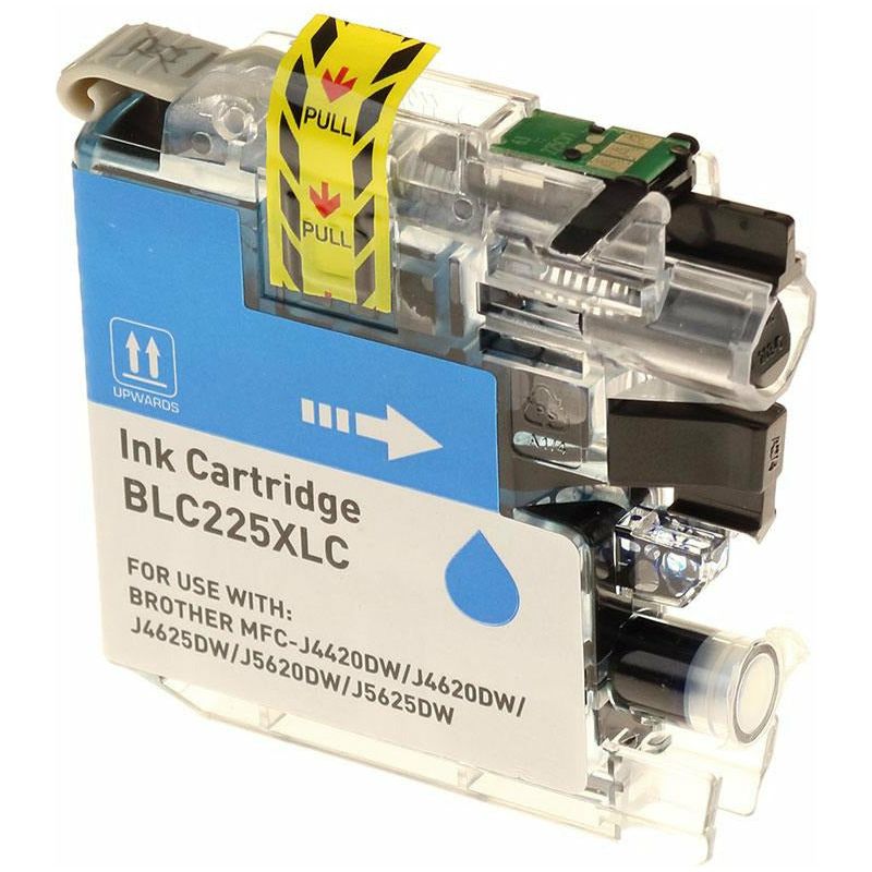 G&G Ninestar samheitahylki: Brother LC-225XLC Blátt