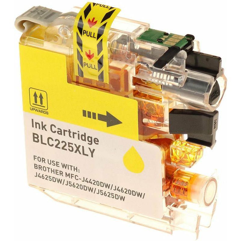 G&G Ninestar samheitahylki: Brother LC-225XLY Gult