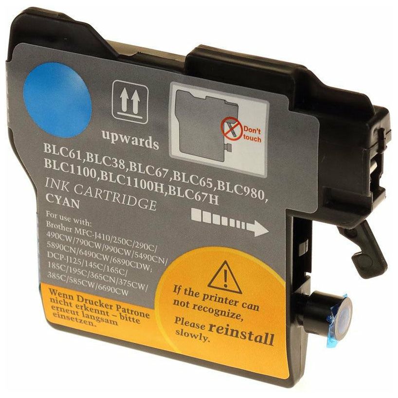 G&G Ninestar samheitahylki: Brother LC-980C / LC-1100C / LC-1100HC Blátt