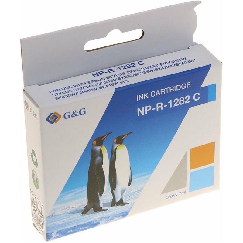 G&G Ninestar samheitahylki: Epson T1282 Blátt