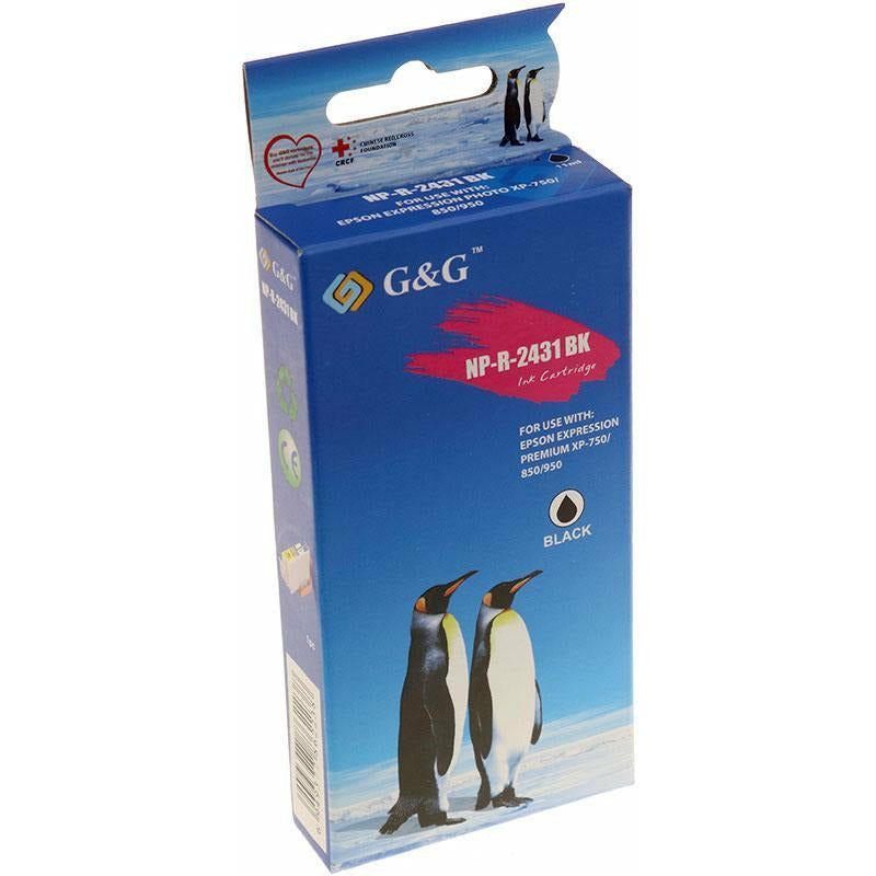 G&G Ninestar samheitahylki: Epson 24XL Svart