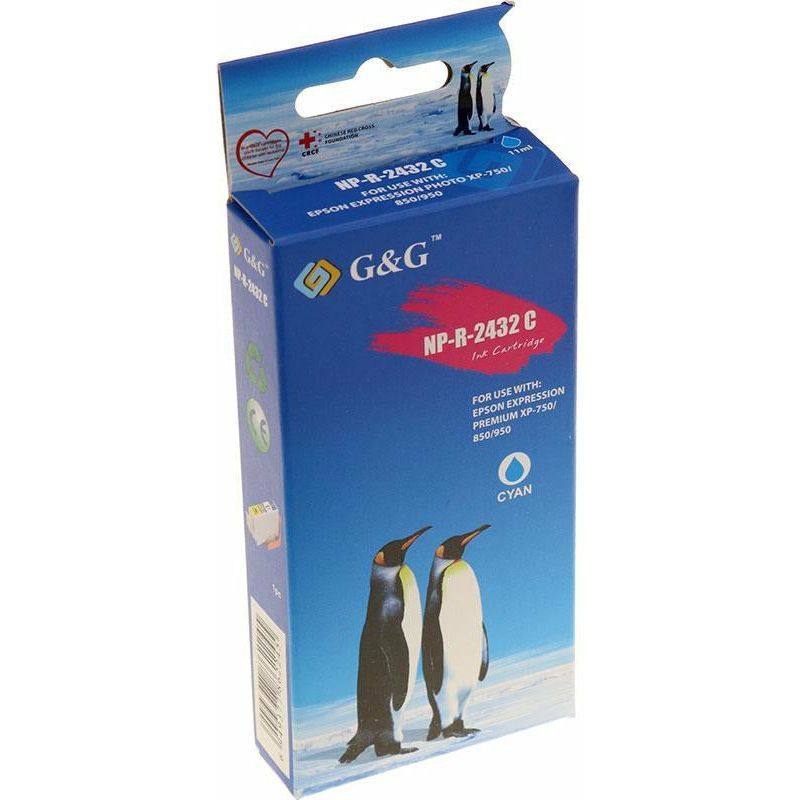 G&G Ninestar samheitahylki: Epson 24XL Blátt