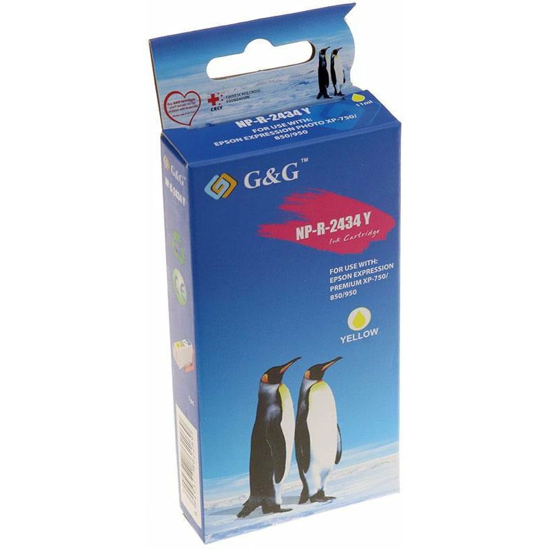 G&G Ninestar samheitahylki: Epson 24XL Gult