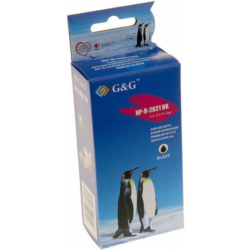 G&G Ninestar samheitahylki: Epson 26XL Svart