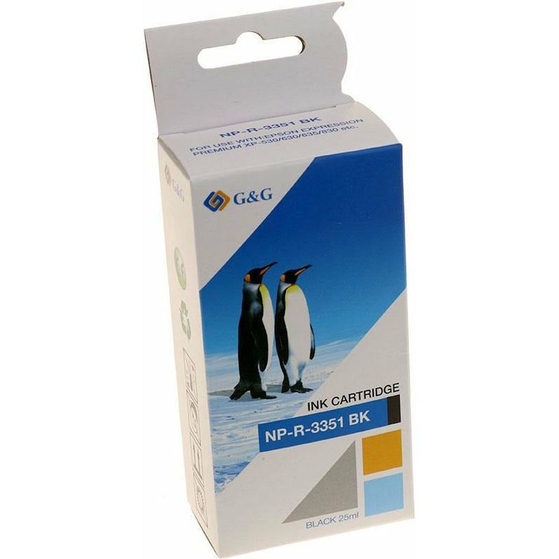 G&G Ninestar samheitahylki: Epson 33XL Svart