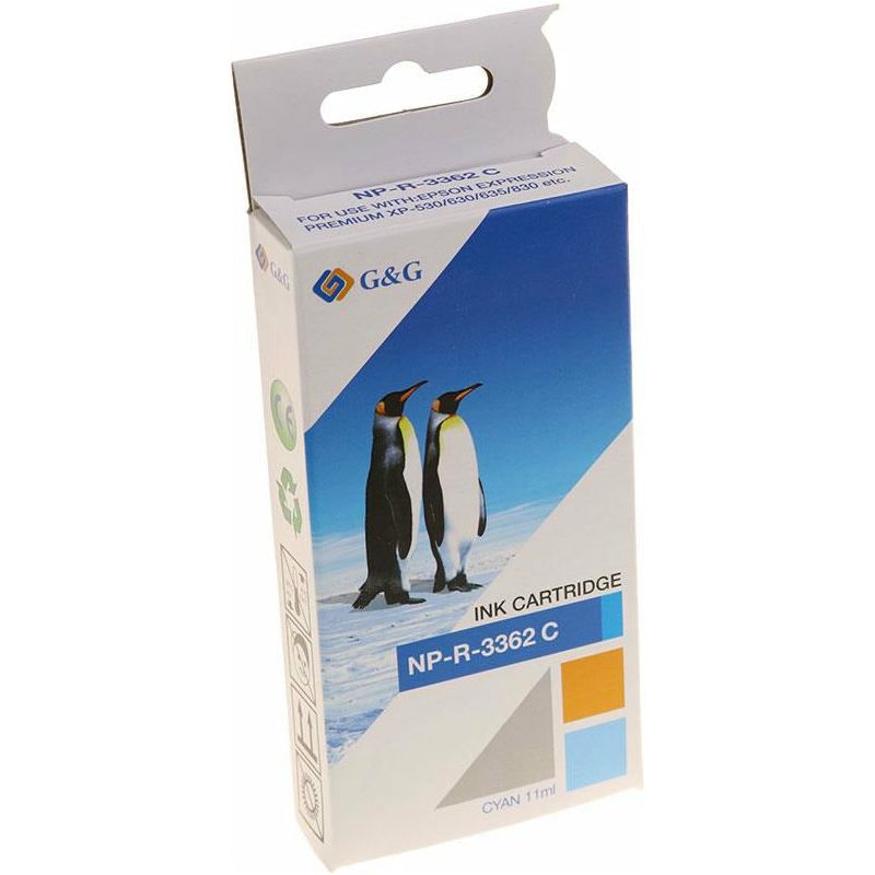 G&G Ninestar samheitahylki: Epson 33XL Blátt