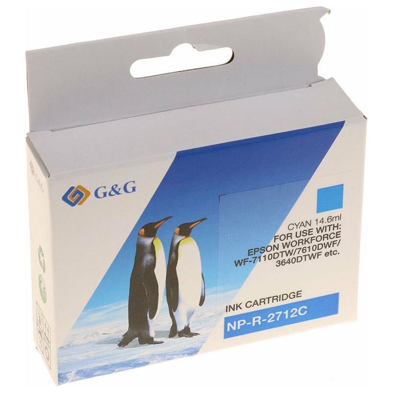G&G Ninestar samheitahylki: Epson 27XL (T2712) Blátt