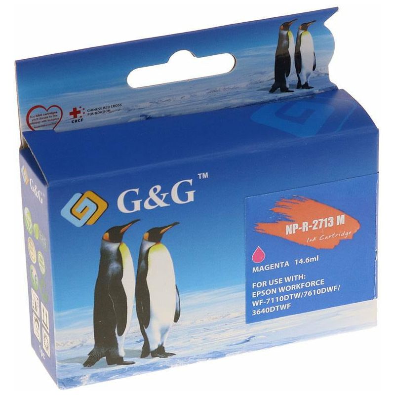 G&G Ninestar samheitahylki: Epson 27XL (T2713) Rautt