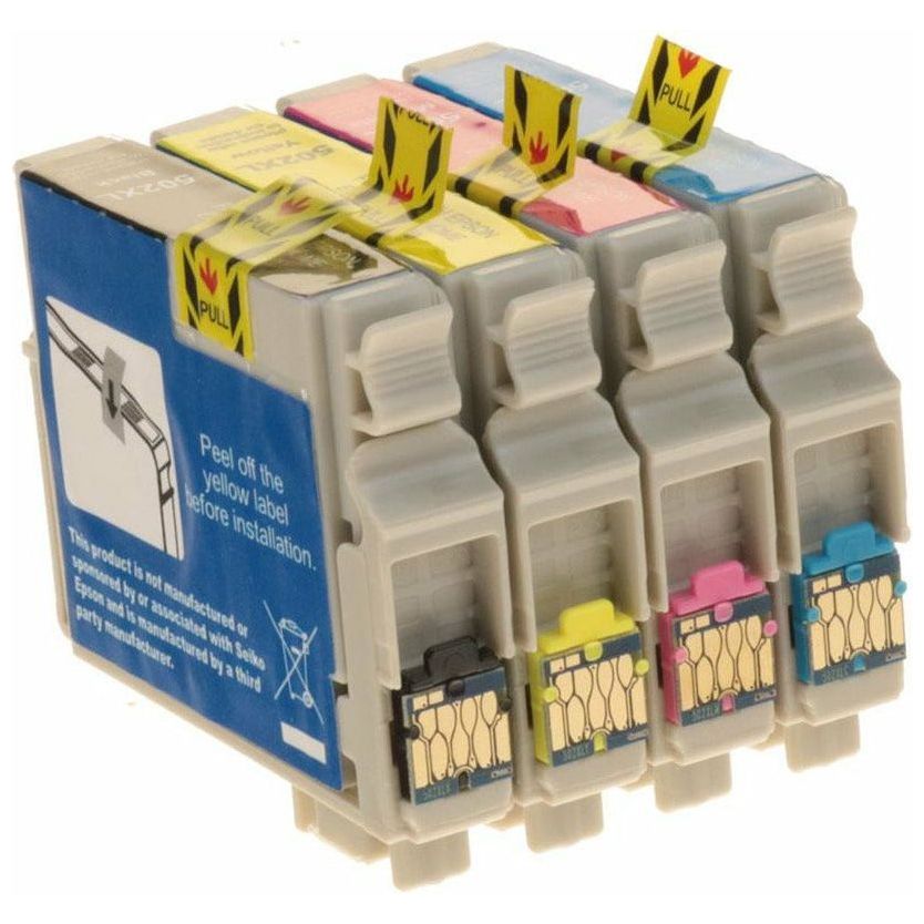 G&G Ninestar samheitahylki: Epson 502XL Blátt, Rautt, Gult, Svart