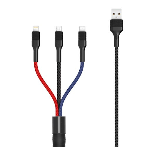 XO NB54 USB Cable Type-C / Micro & Lightning