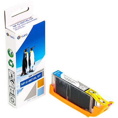 G&G Ninestar samheitahylki: Canon CLI-571XLGY/ 0335C001 grátt