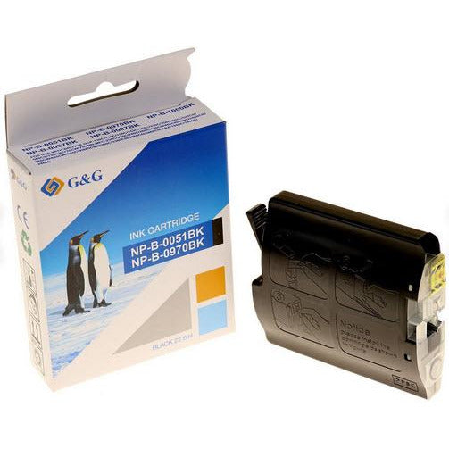 G&G Ninestar samheitahylki: Brother LC-970BK / LC1000BK Svart