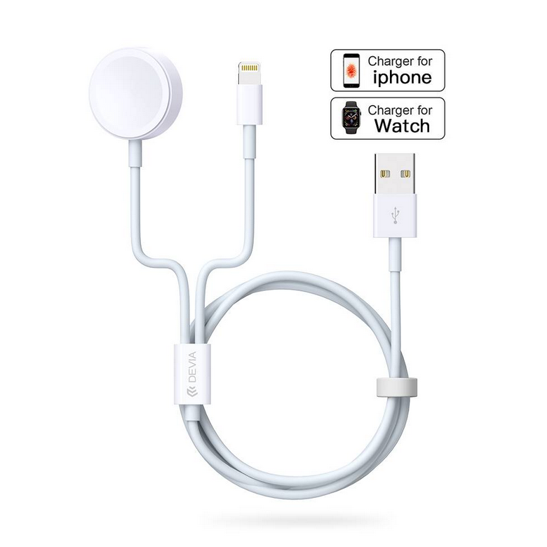 Devia Smart 2in1 Lightning USB og Apple Watch