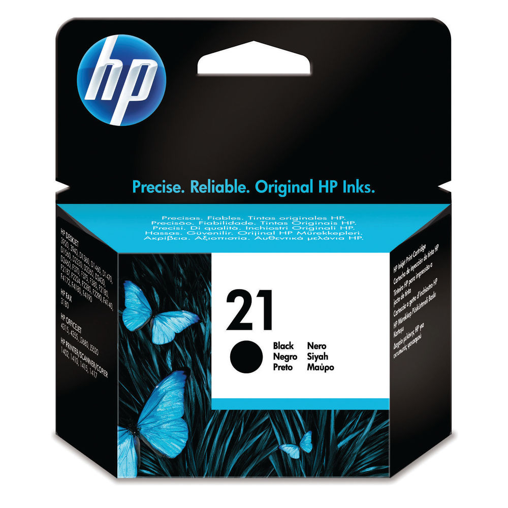 HP C9351A 21 svart blekhylki 5ml