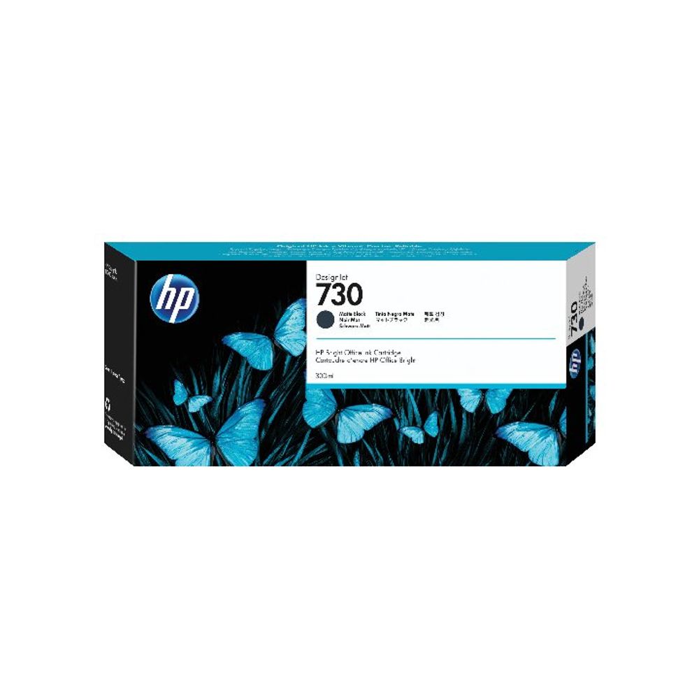 HP DesignJet 730 (300ml) Matte svart blekhylki