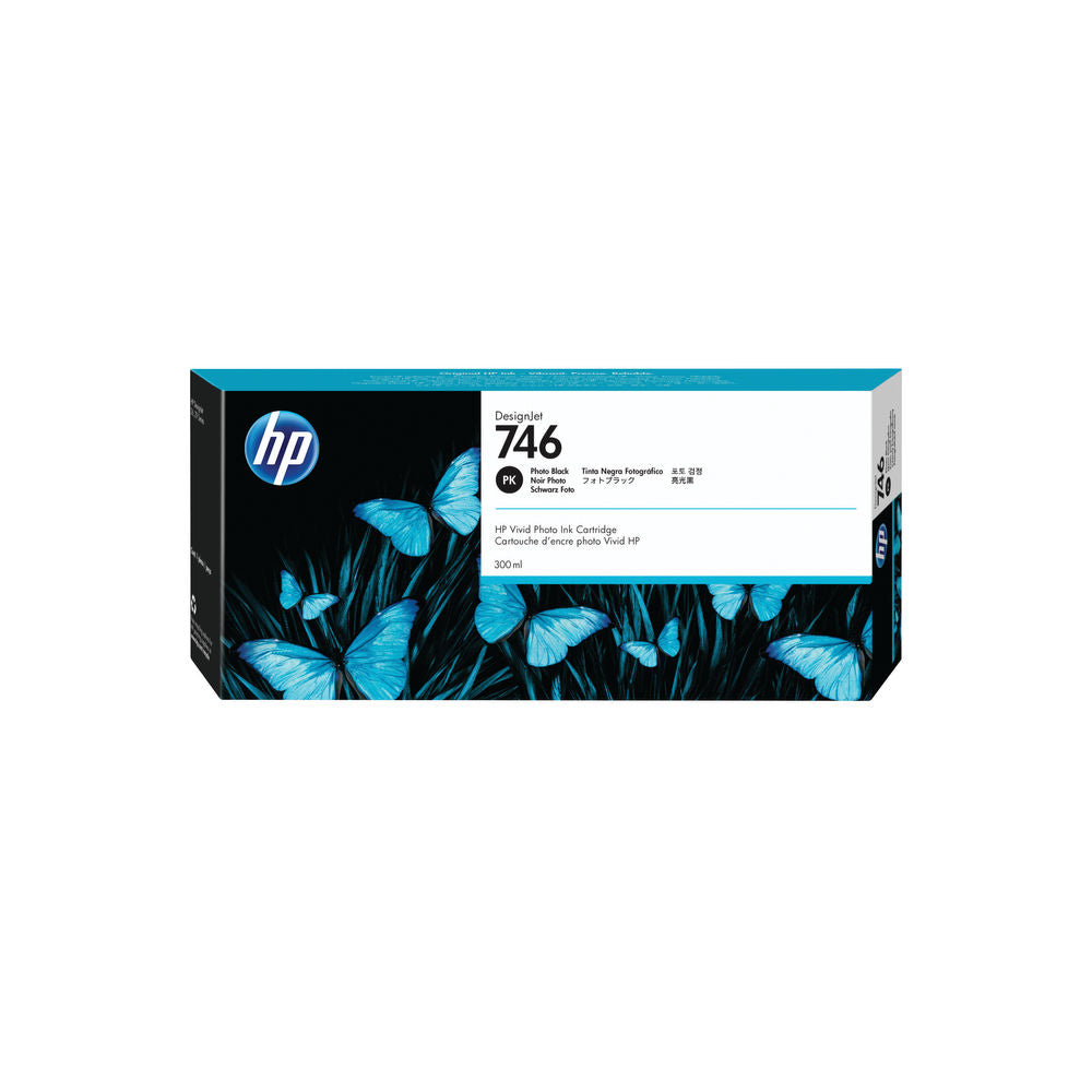 HP P2V82A 746 PHOTO svart INK CARTRIDGE