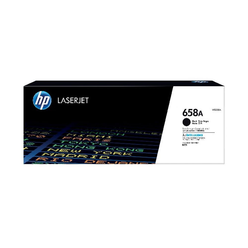 HP 658X (Prentar: 33,000 síður) svart dufthylki