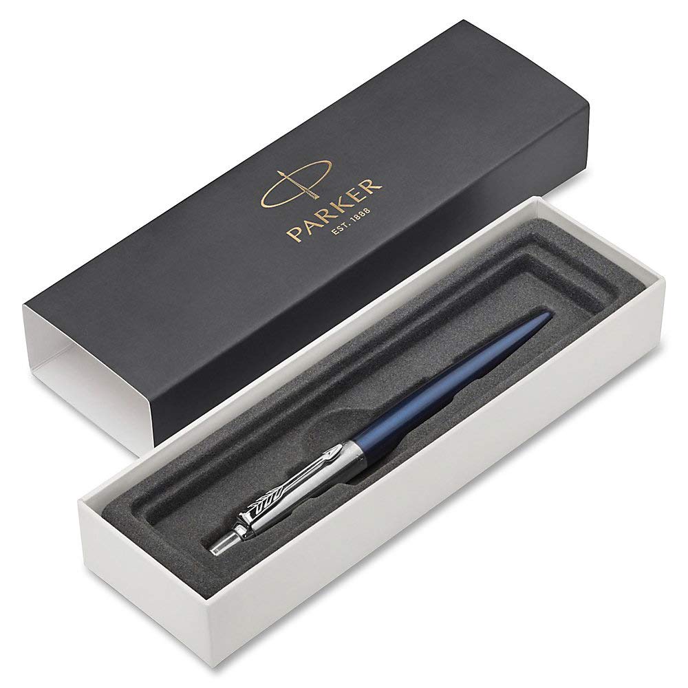 Parker Jotter blár í gjafaöskju
