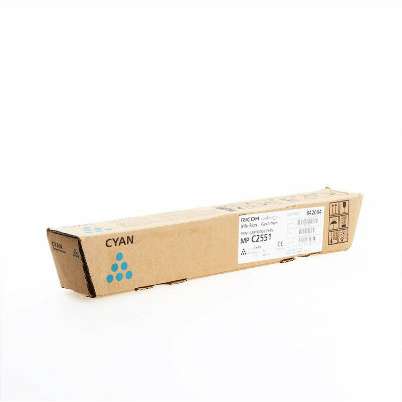 Ricoh Toner 842064 standard capacity MP C2551HE cyan
