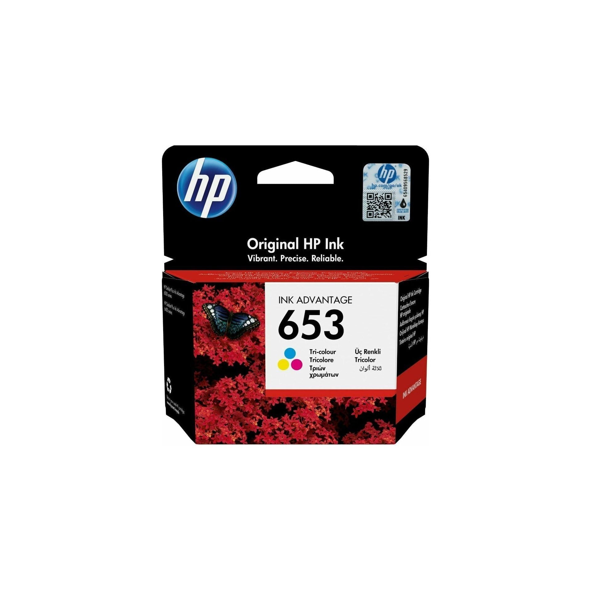 HP 3YM74AE 653 CMY INK