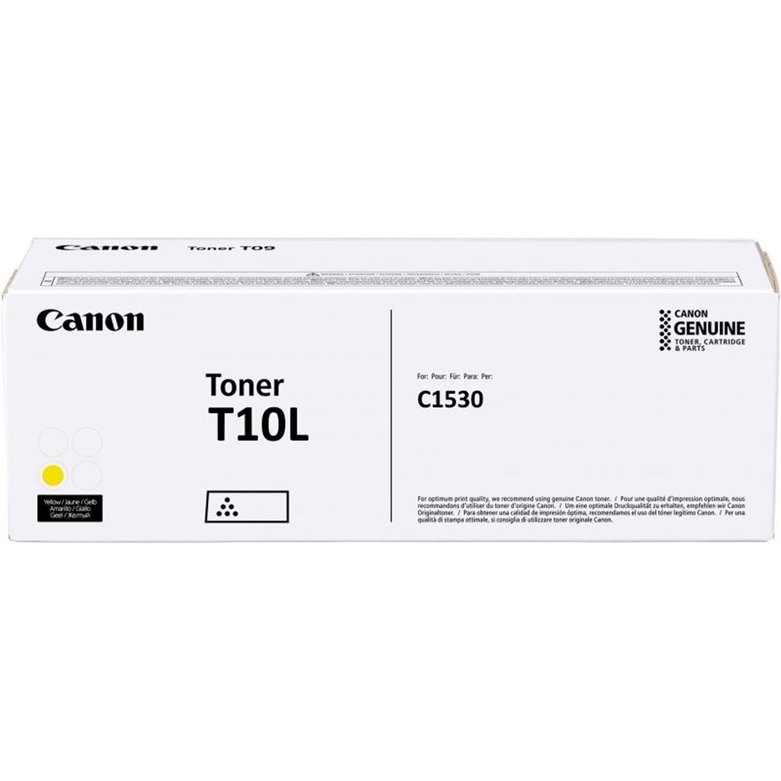 Canon Toner Cart. T10L for i-SENSYS XC 1500/1530/1533 /1538 / IR C 1500/1530/1533/1538 / imageRUNNER C1500 yellow (4802C001)