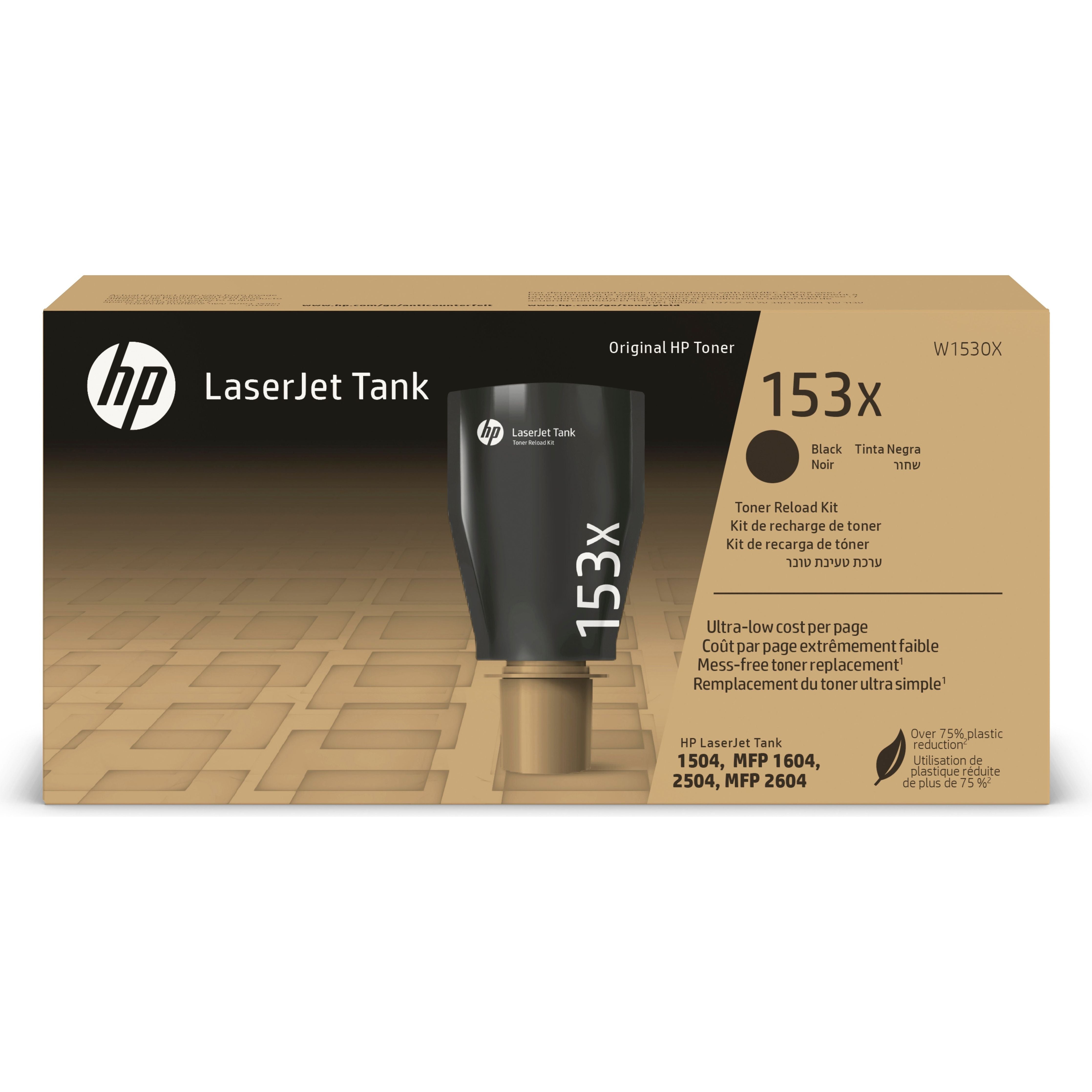 HP 153X dufthylki svart W1530X HP LJ Tank 1005