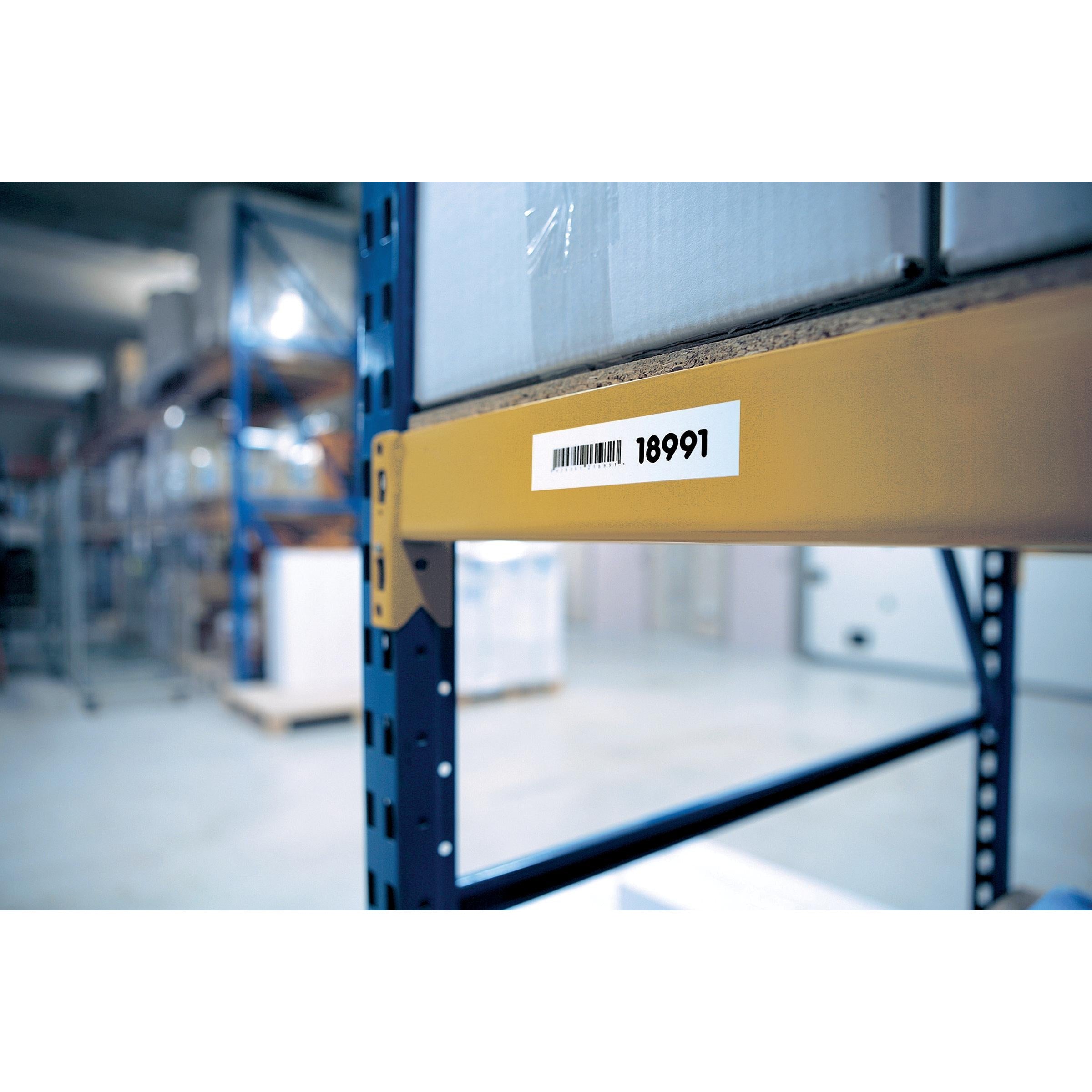 Dymo D1 (24mm) Permanent Plastic Tape (svart á hvítu) fyrir Dymo Label Point and Label Manager prentara