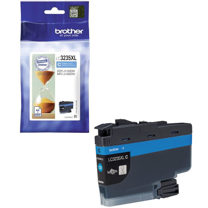 Brother LC3235XLC blátt blek 5K