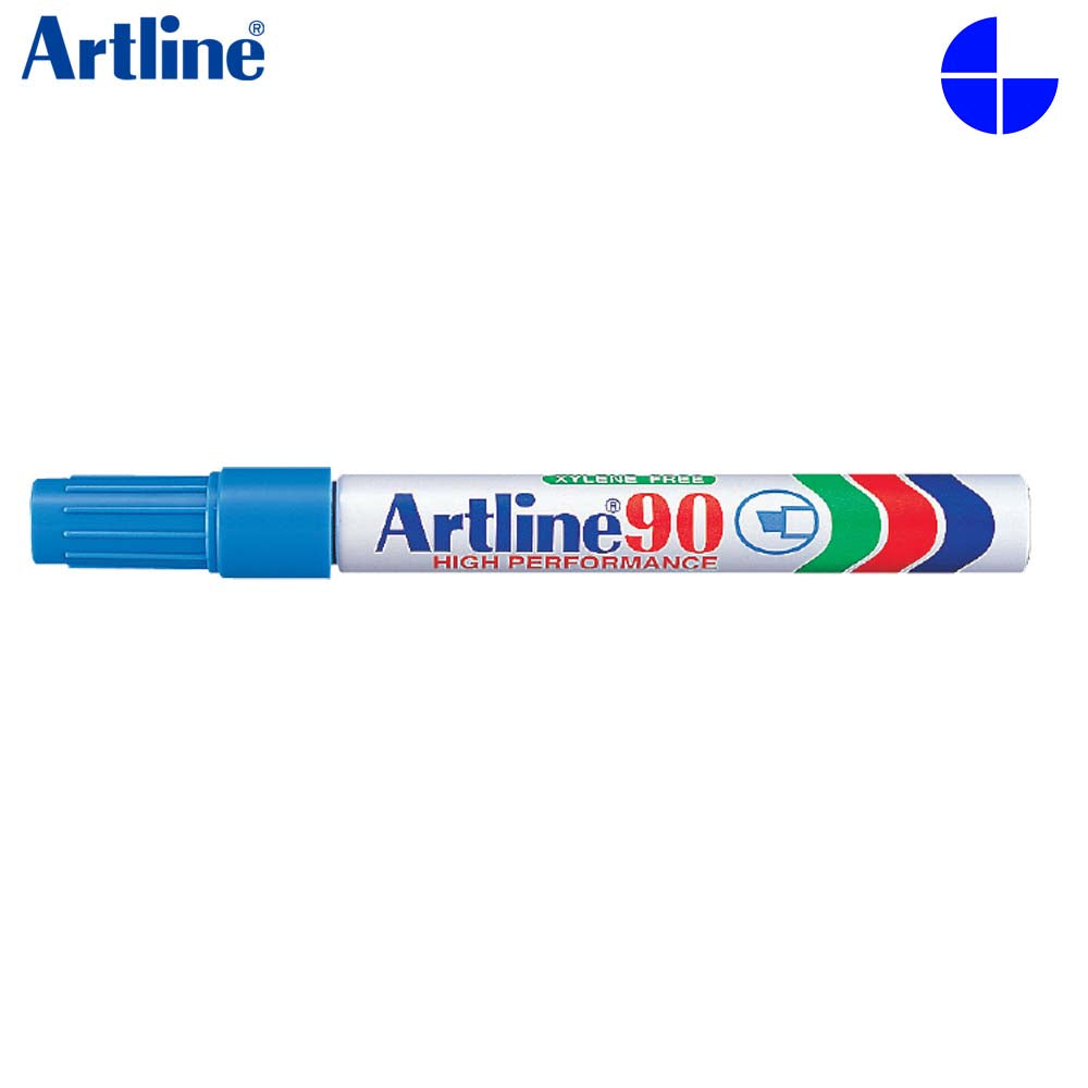 Artline 90 Permanent marker - ljósblár