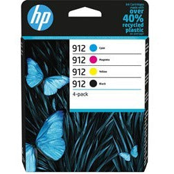 HP 912 (Prentar: 315 síður) svart/blátt/gult/rautt blekhylki