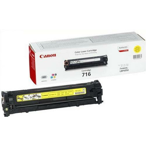 Canon 716 (Prentar: 1,500 síður) gult dufthylki